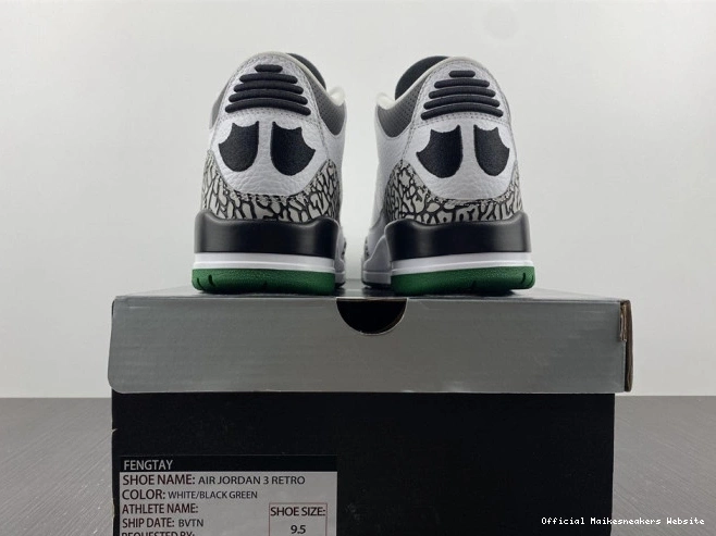 Official Maikesneakers White Oregon Jordan 3 Retro Crew 594282233 Pit Ducks 0808